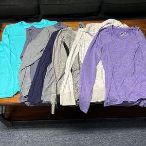Women’s size large long sleeve tshirts lot